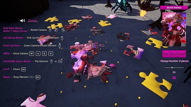 Anime Fantasy Jigsaw Puzzle 3D