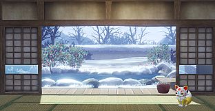 Touken Ranbu Warriors - Honmaru Backdrop "Snow Viewing"