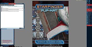 Fantasy Grounds - Starfinder RPG - Flip-Mat - Starship, The Sunrise Maiden