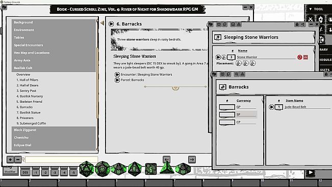 Fantasy Grounds - Cursed Scroll #4: River of Night for Shadowdark RPG