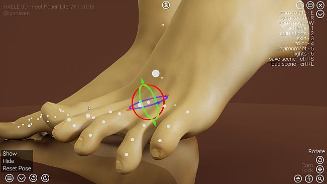 HAELE 3D - Feet Poses Pro - Drawing References