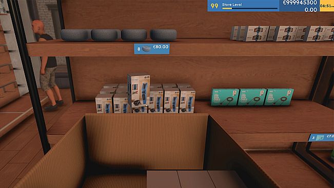 Electronics Supermarket Simulator