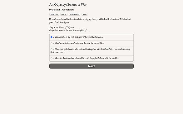 An Odyssey: Echoes of War