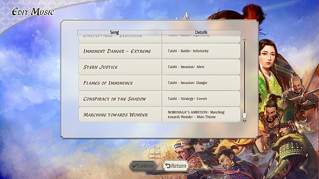 "NOBUNAGA'S AMBITION: Awakening" NOBUNAGA'S AMBITION 40th Anniversary Music