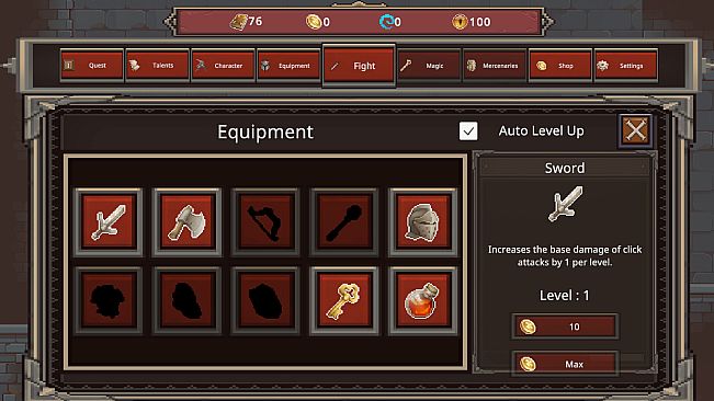 Monster Looter - Auto Level Up