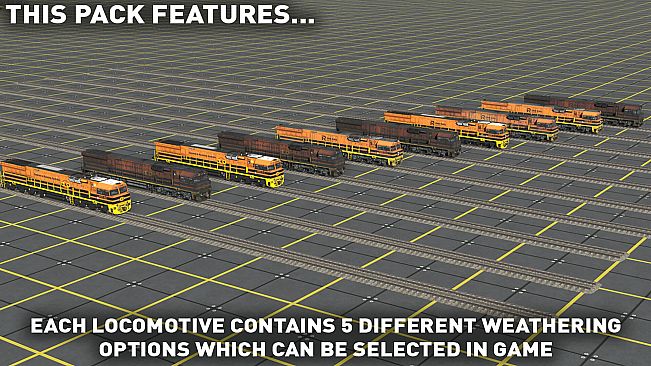 Trainz 2019 DLC - C44aci Locomotive - GWA/ORA Pack