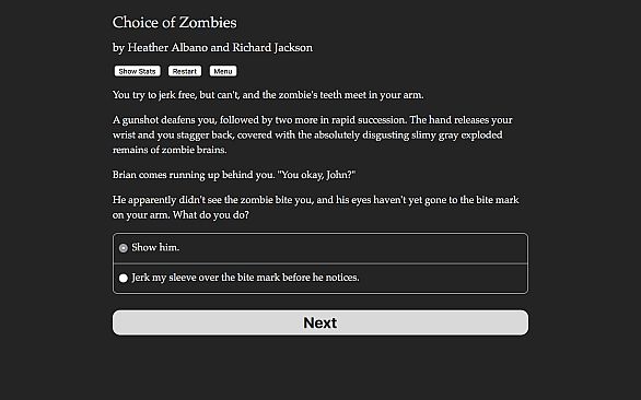 Choice of Zombies