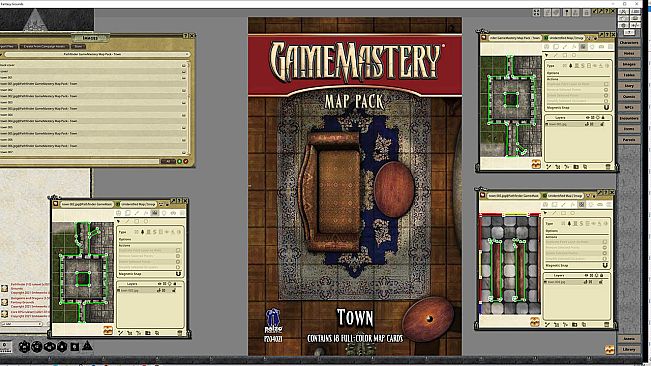 Fantasy Grounds - Pathfinder RPG - GameMastery Map Pack: Town
