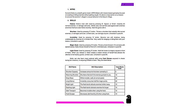 Kunoichi Keiko: Guide