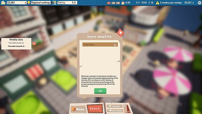 City Noodle Shop Simulator