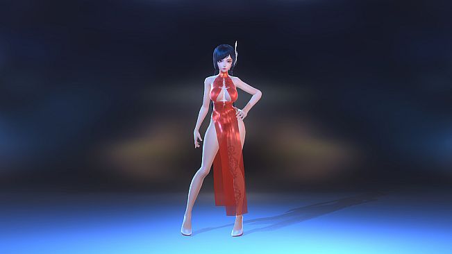 Angel Legion-DLC High-Slit Cheongsam (Red)