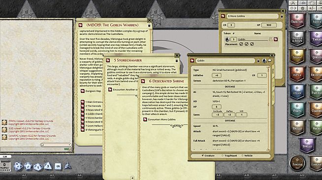 Fantasy Grounds - Mini-Dungeon #019: The Goblin Warren (PFRPG)