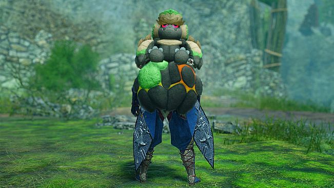 Monster Hunter Rise - "Stuffed Garangolm" Hunter layered weapon (Charge Blade)