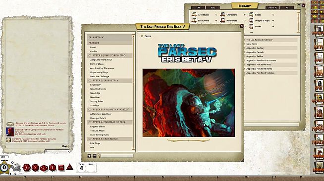 Fantasy Grounds - The Last Parsec: Eris Beta-V (Savage Worlds)