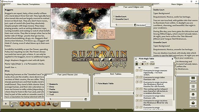 Fantasy Grounds - Fae Land JumpStart