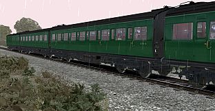 TS Marketplace: Maunsell 59ft Low Window Corridor Coach Pack BR Green