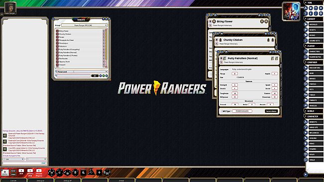 Fantasy Grounds - Power Rangers Roleplaying Game Core Rulebook