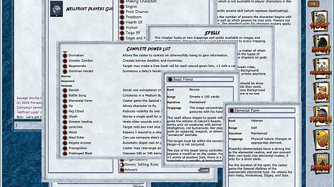Fantasy Grounds - Savage Worlds: Hellfrost Player's Guide