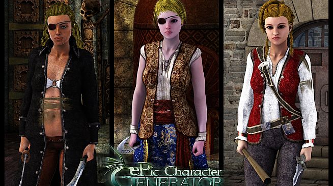 ePic Character Generator - Season #2: Female Pirate