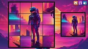 OG Puzzlers: Synthwave Astronauts