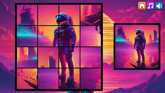 OG Puzzlers: Synthwave Astronauts