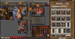 Fantasy Grounds - Black Scrolls Medieval Fantasy Castle (Map Tile Pack)