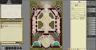 Fantasy Grounds - Pathfinder RPG - Pathfinder Flip-Mat: Bigger Temple