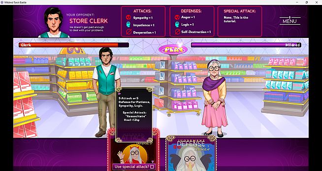 Mildred's Tarot Battle