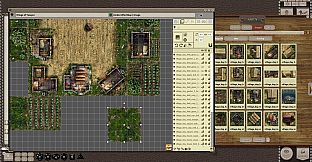 Fantasy Grounds - Black Scrolls Village (Map Tile Pack)