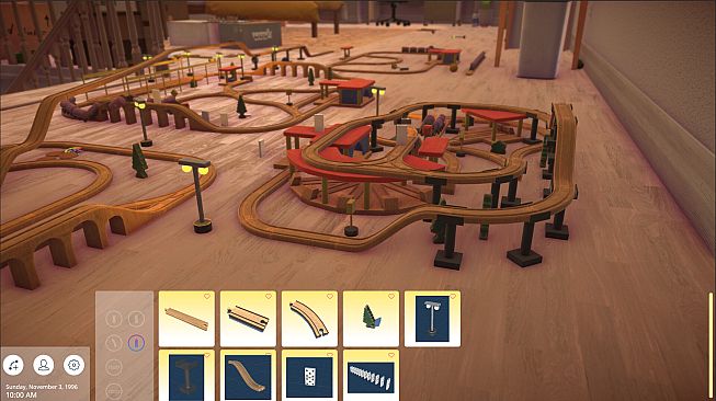 Attic Transit Authority: Wooden Train Simulator
