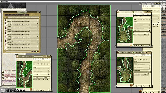 Fantasy Grounds - Pathfinder RPG - GameMastery Map Pack: Forest Trails