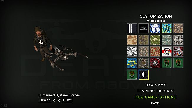 Death From Above: Unmanned Systems Forces (USF) Supporter Skin Pack