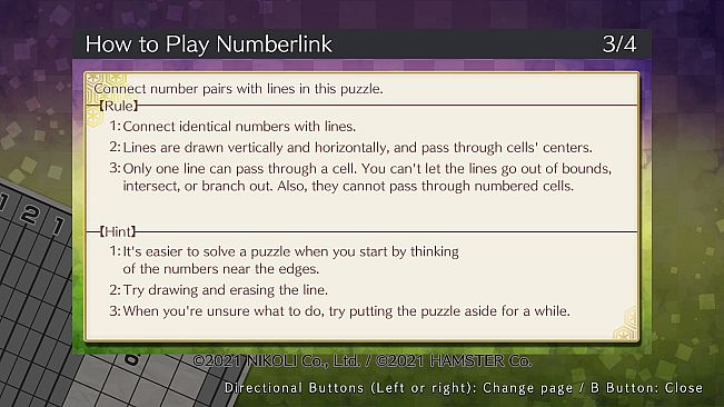 Puzzle by Nikoli W Numberlink