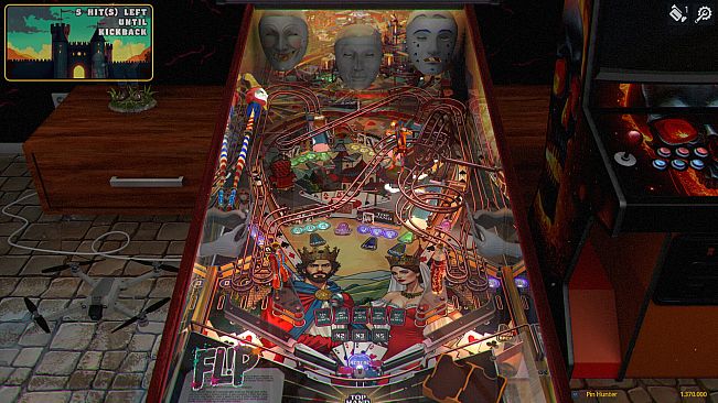 Zaccaria Pinball - Top Hand Deluxe Pinball Table