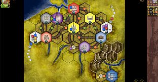 Steam: Rails to Riches - Belgium & Luxembourg Map