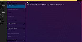 Football Manager 2019 Touch - All Job Applications