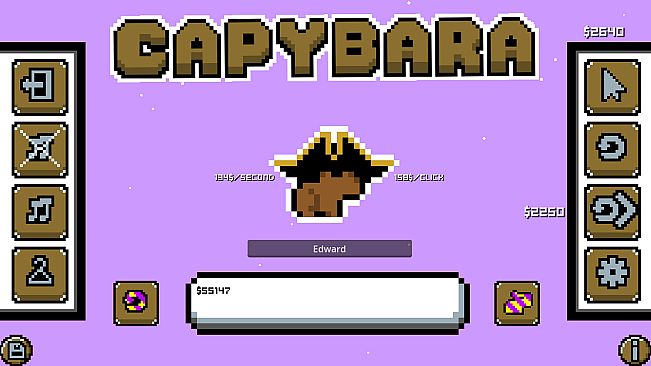 Capybara Achievement Clicker