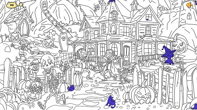 Halloween Filled With Cats