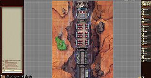 Fantasy Grounds - Starfinder RPG - Starfinder Flip-Mat - Grav Trains