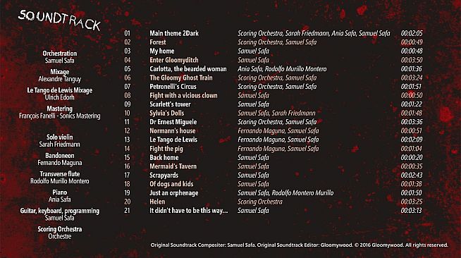 2Dark Official Soundtrack and Artbook