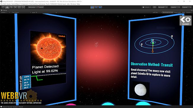 WebbVR: The James Webb Space Telescope Virtual Experience