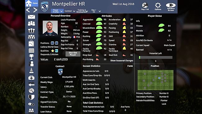 RUTM 2017 - Season 2018/19 Update