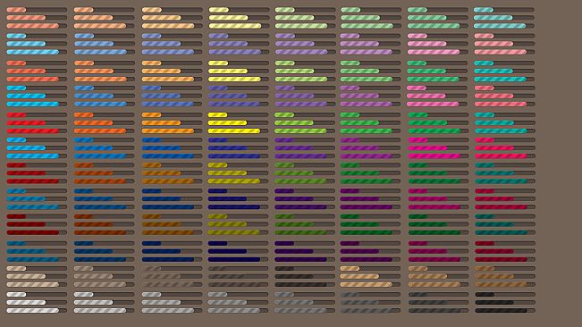 TIGER GAME ASSETS PROGRESS BARS