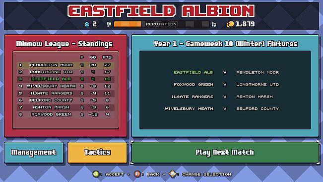 Bang Average Football – Play, Manage, Create