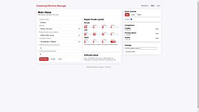 Streaming Platform Manager