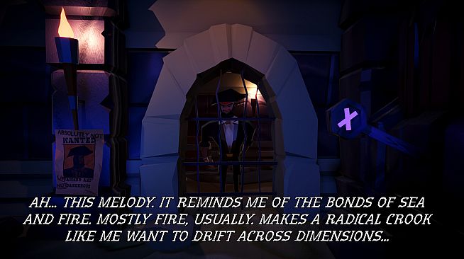 Don't press X to free the pirate!