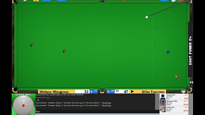 Flash Snooker Game