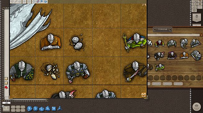 Fantasy Grounds - White Dragons (Token Pack)