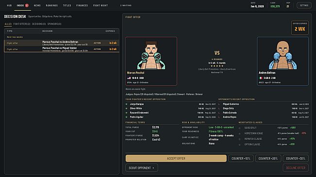 Mouthpiece Boxing Manager