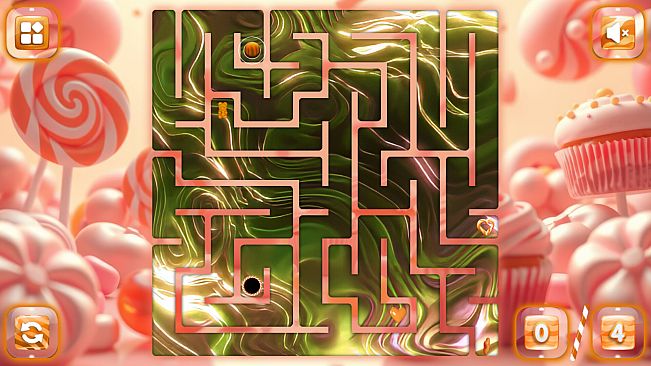 Sweetie Candy Maze: Coral Peach